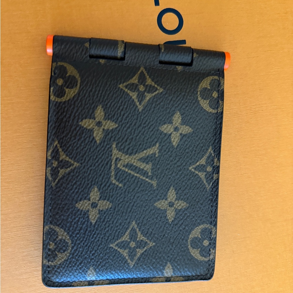 Louis Vuitton Monogram Notepad Cover in Brown and Tan